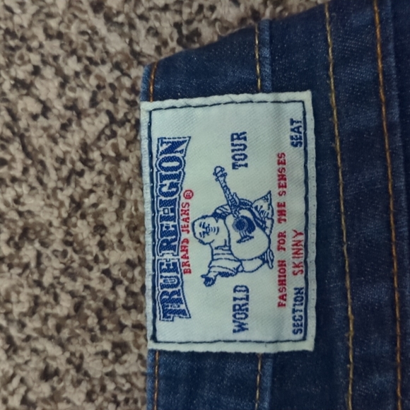‼️LAST CALL‼️True Religion Denim Skinny Jeans Size 24 - Picture 3 of 8